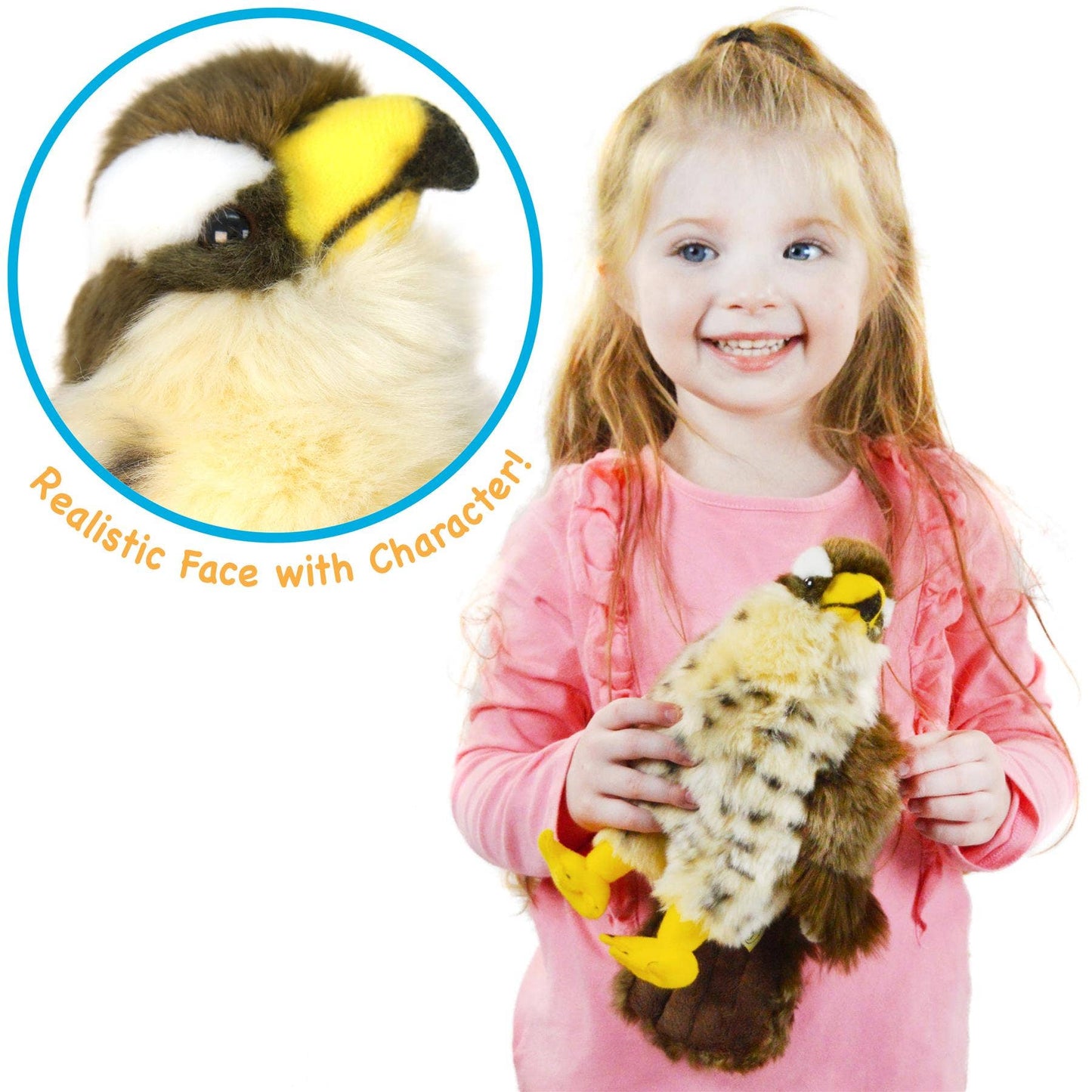 Percival The Peregrine Falcon | 9 Inch Stuffed Animal Plush Viahart