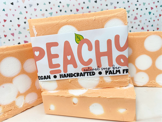 Peachy - Handmade Soap Bar - Spring/Summer