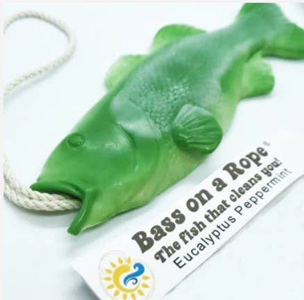 Bass Soap on a Rope - Funny Gifts - Hand Soap, Body Soap