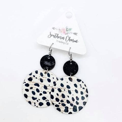 Black and Dalmatian Piggyback Corkies Doohickie