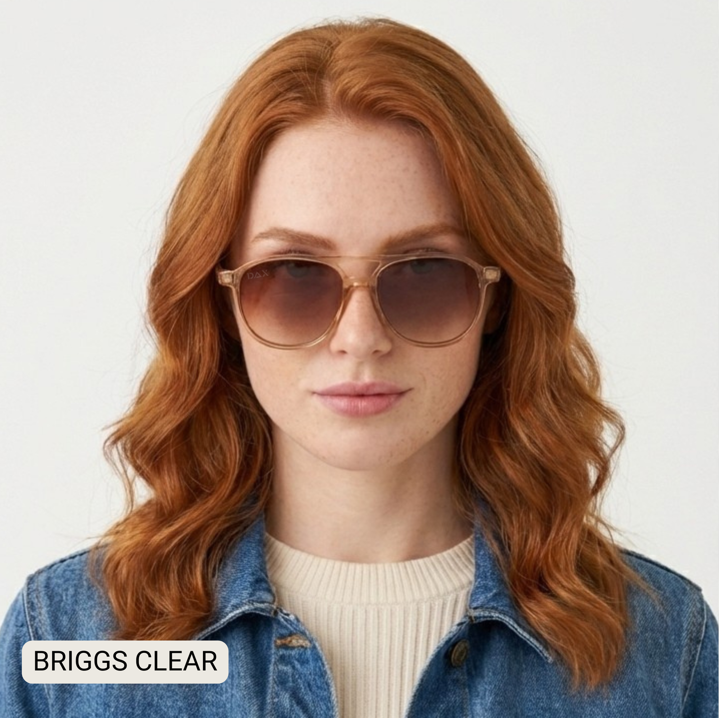 Briggs - Women's Polarized Small/ Medium Aviator: Black Gradient Fl/Tx
