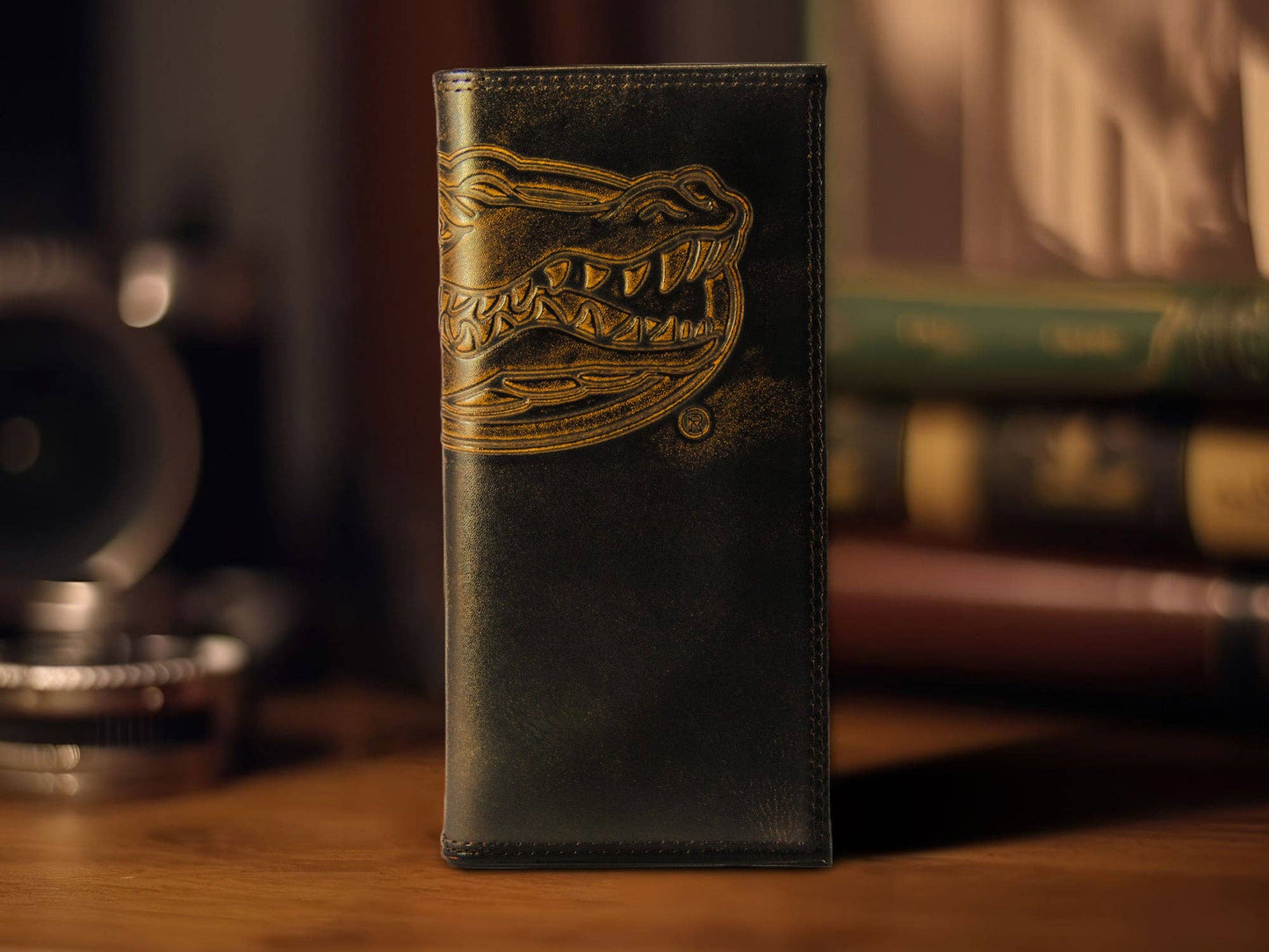 Florida Gators Zep Burnished Leather Secretary Wallet