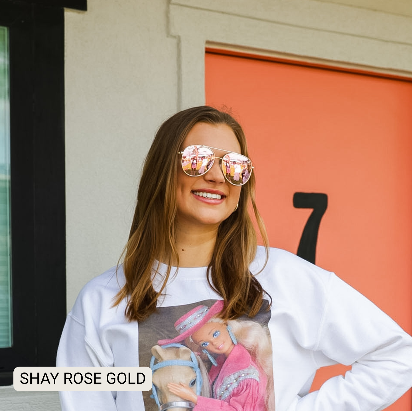 SHAY - Women's Polarized Large Hair Friendly Aviator: Cheetah Tx/ Fl Dax