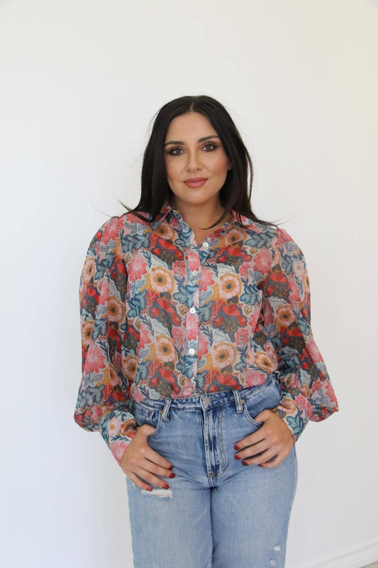 TH11 VINTAGE POPPIE BLOUSE (7 Piece)