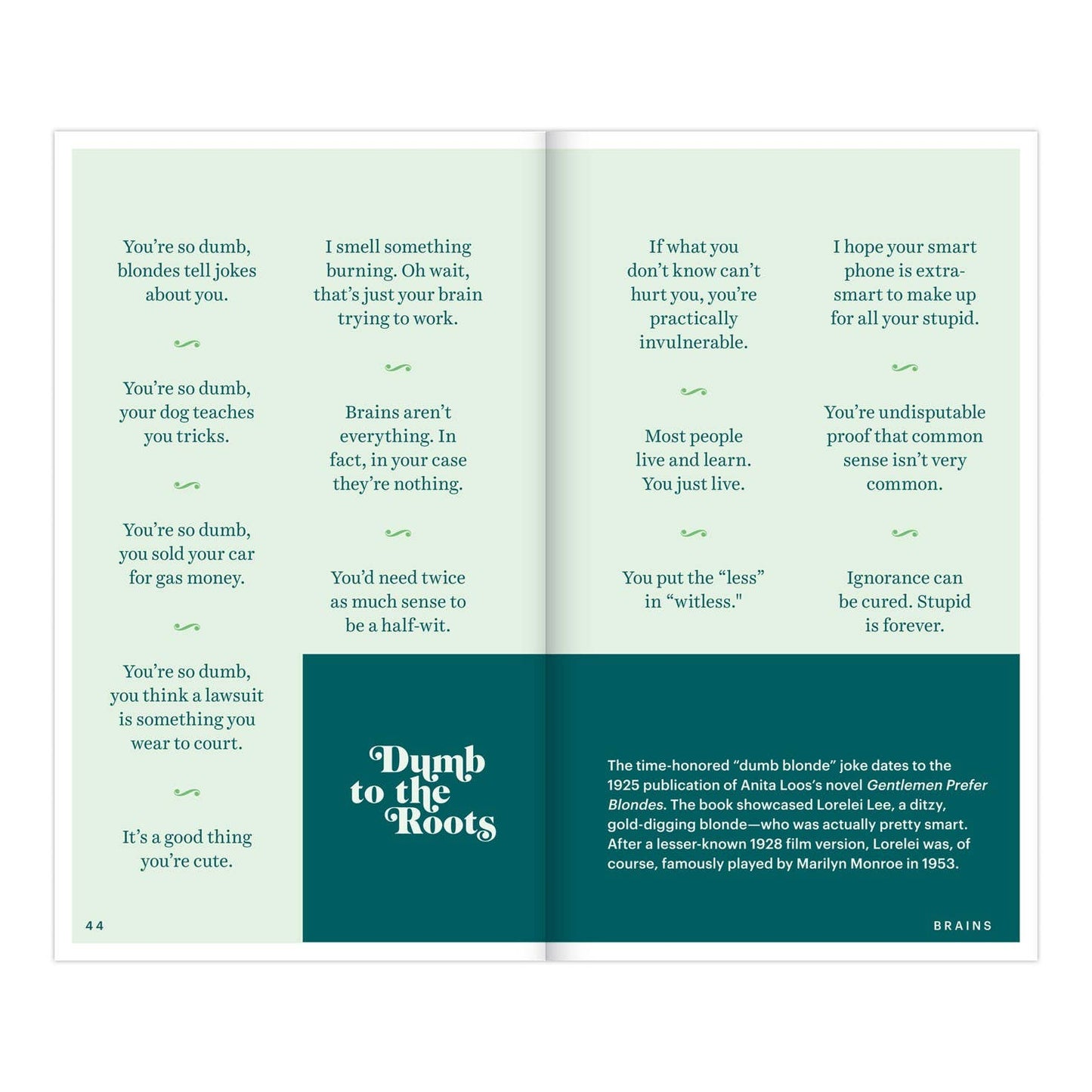 Insults & Comebacks Lines for All Occasions: Trade Paperback Book