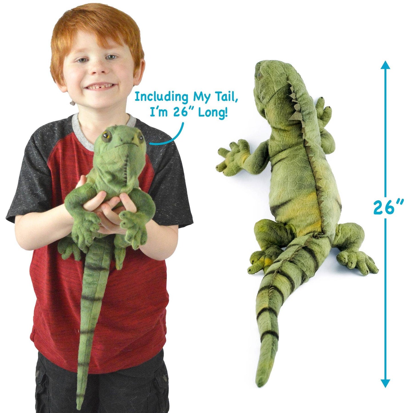 Igor The Iguana | 27 Inch Stuffed Animal Plush Viahart