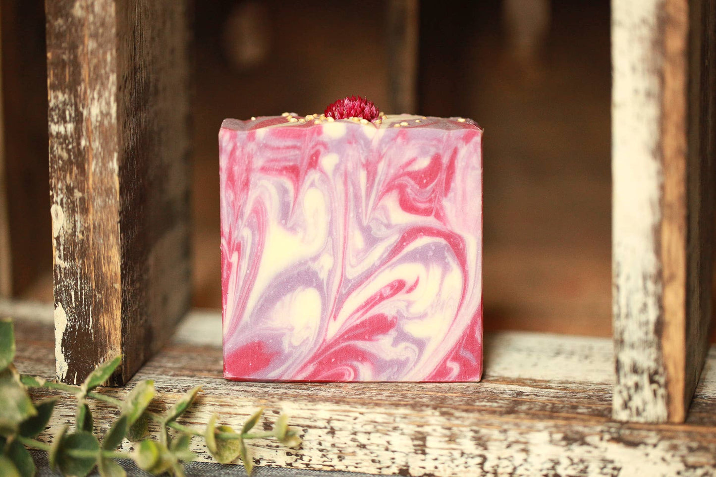 Black Raspberry Vanilla Cold Process Bar Soap, 4.5 oz. Faith Fl