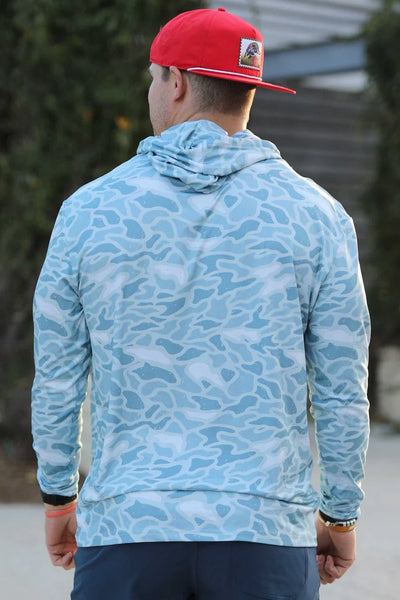 Performance Hoodie - Seaside Camo Burlebo