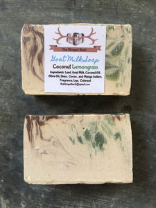 Coconut Lemongrass Goat Milk Soap