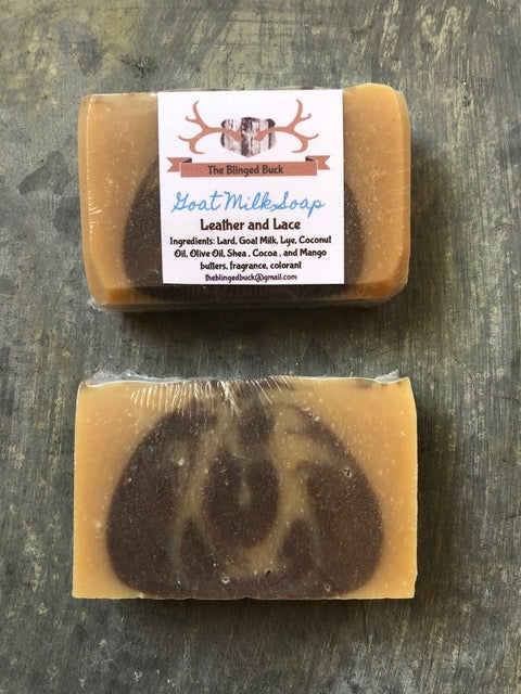 Goat Milk Soap "Leather and Lace"
