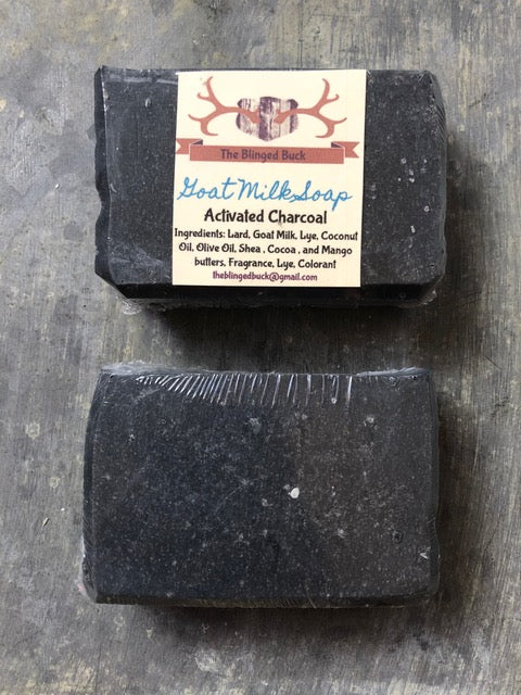 Natural Activated Charcoal Goat Milk Soap