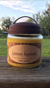 Lemon Squeeze Rustic Candle