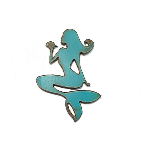 Mermaid magnet souvenir museum store nautical gifts sea life beach souvenir recycled metal gifts
